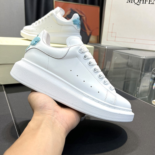 昆家高货真皮厚底休闲运动板鞋