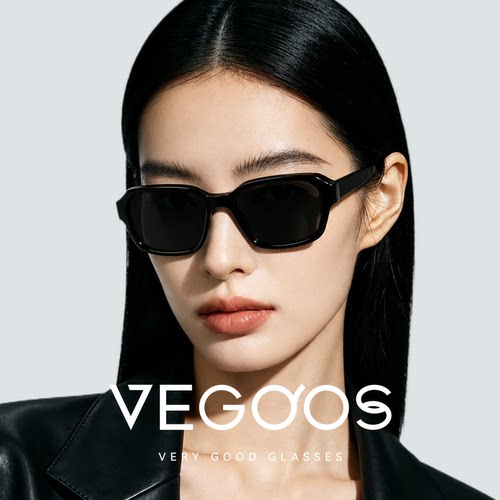 威古氏墨镜女款复古猫眼方框高级感时尚男款防紫外线偏光太阳眼镜