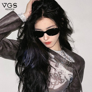 威古氏猫眼墨镜女款2025时尚高级感防紫外线潮流小框猫眼太阳镜