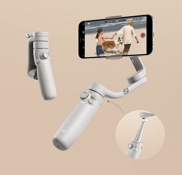 大疆 DJI OM5灵眸4se手持云台3手机稳定器6防抖手持折叠自拍延长-封面