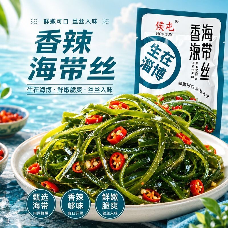 【到手20包】香辣海带丝开袋即食水产海带制品独立包装海带丝