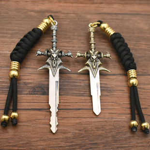 铜摩托车钥匙手柄改装奔达灰石金吉拉黑旗燎钥匙胚纯机械钥匙改装