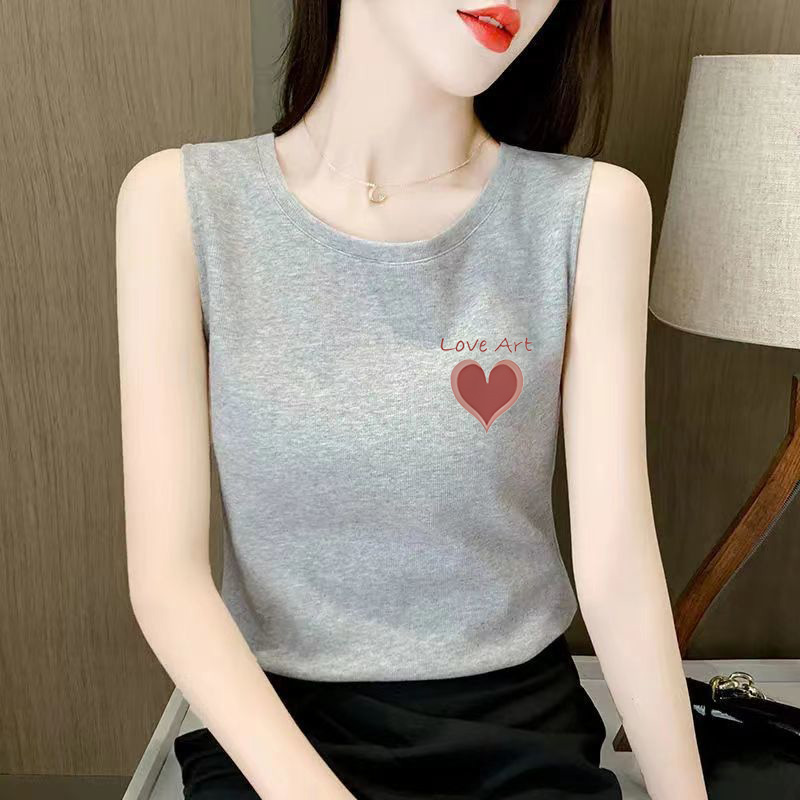 特价秒杀100%纯棉无袖背心吊带衫女士宽松夏季新款大码内搭打底衫