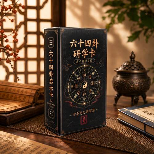 易经六十四卦象卡牌中式塔罗牌