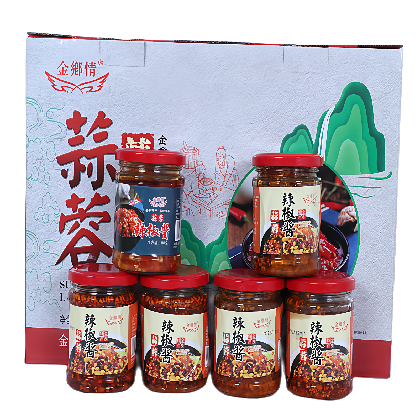 山东金乡特产蒜蓉辣椒酱调味品下饭菜拌面蘸水饺烧烤调料包邮