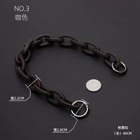 QD#Смоловая цепь (Deep Coffee+Gun Blackle) 40 см.