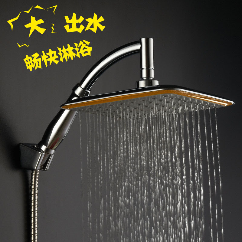增压淋浴大出水顶喷手持方形