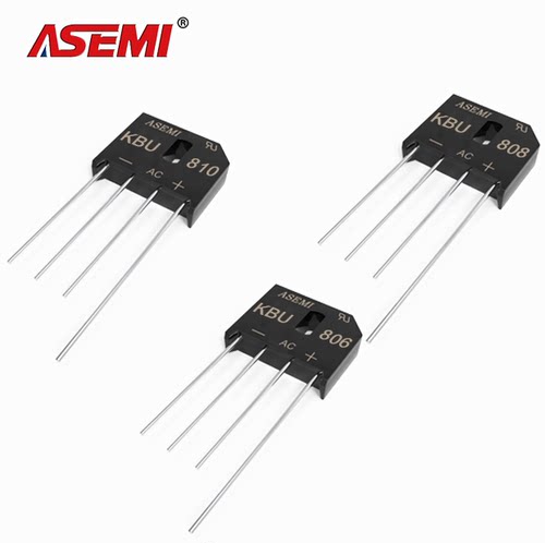 KBU810 ASEMI品牌 首芯整流桥 KBU806/KBU808 插件扁桥  原装现货