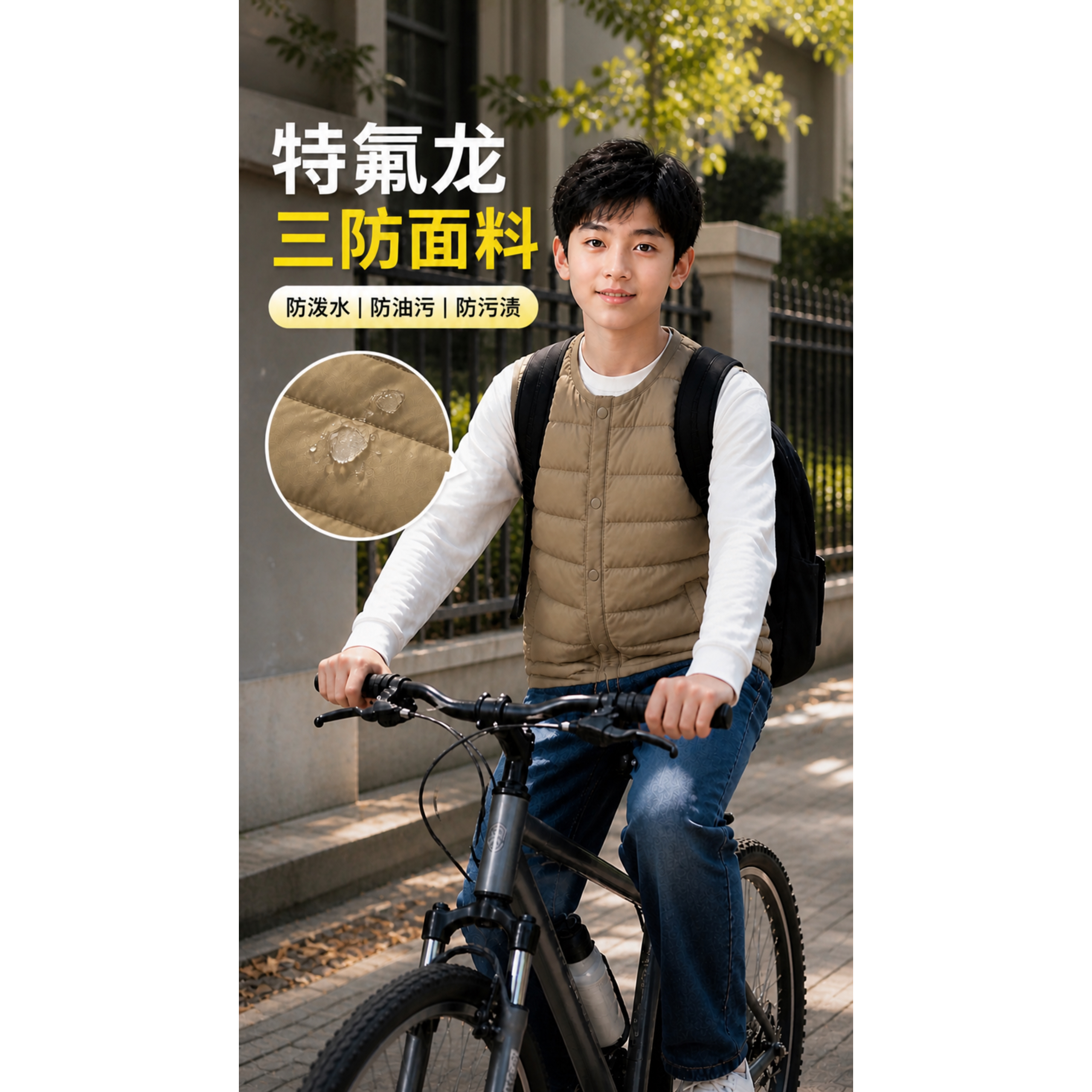 儿童羽绒马甲男女轻薄外穿亲子装