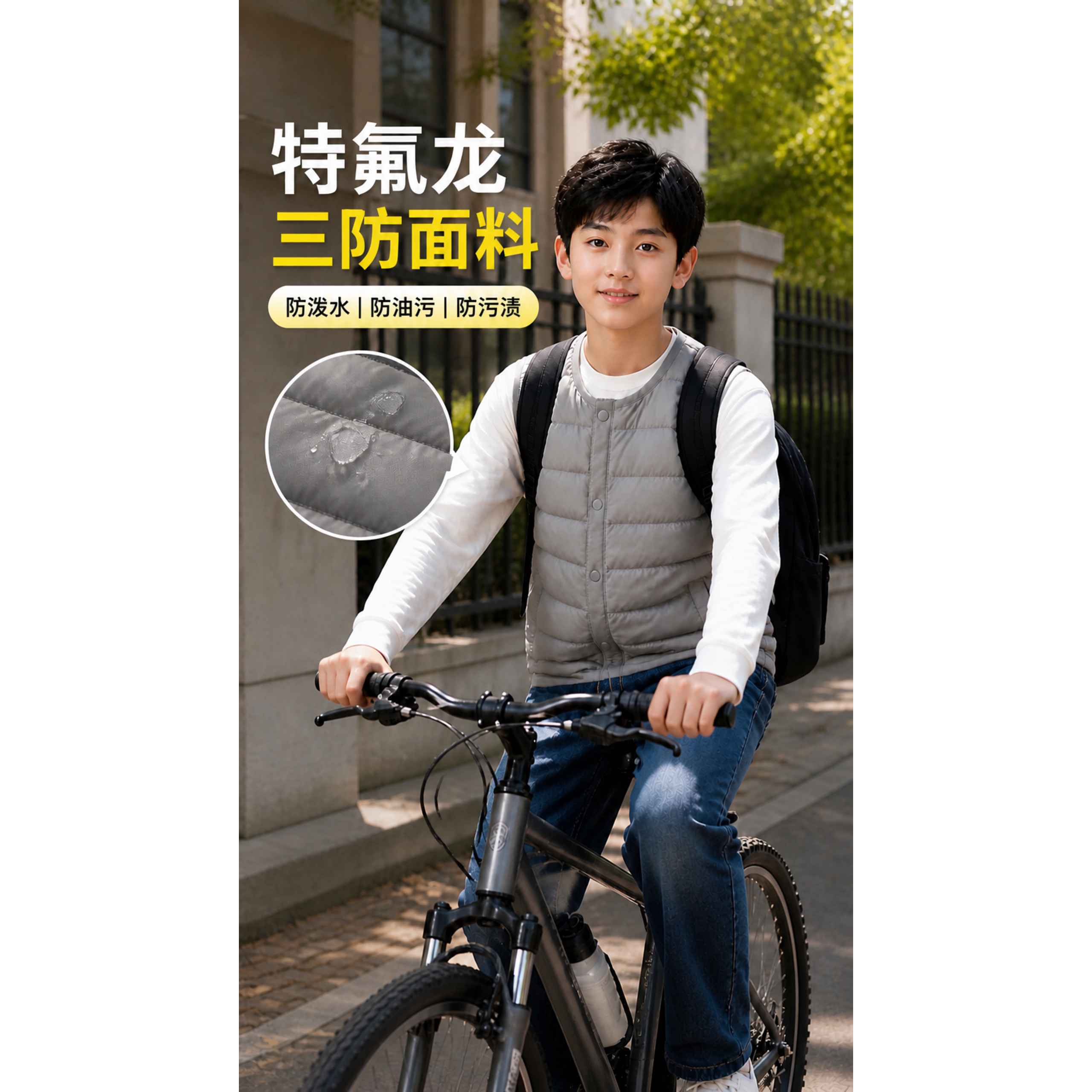 儿童羽绒马甲男女轻薄外穿亲子装