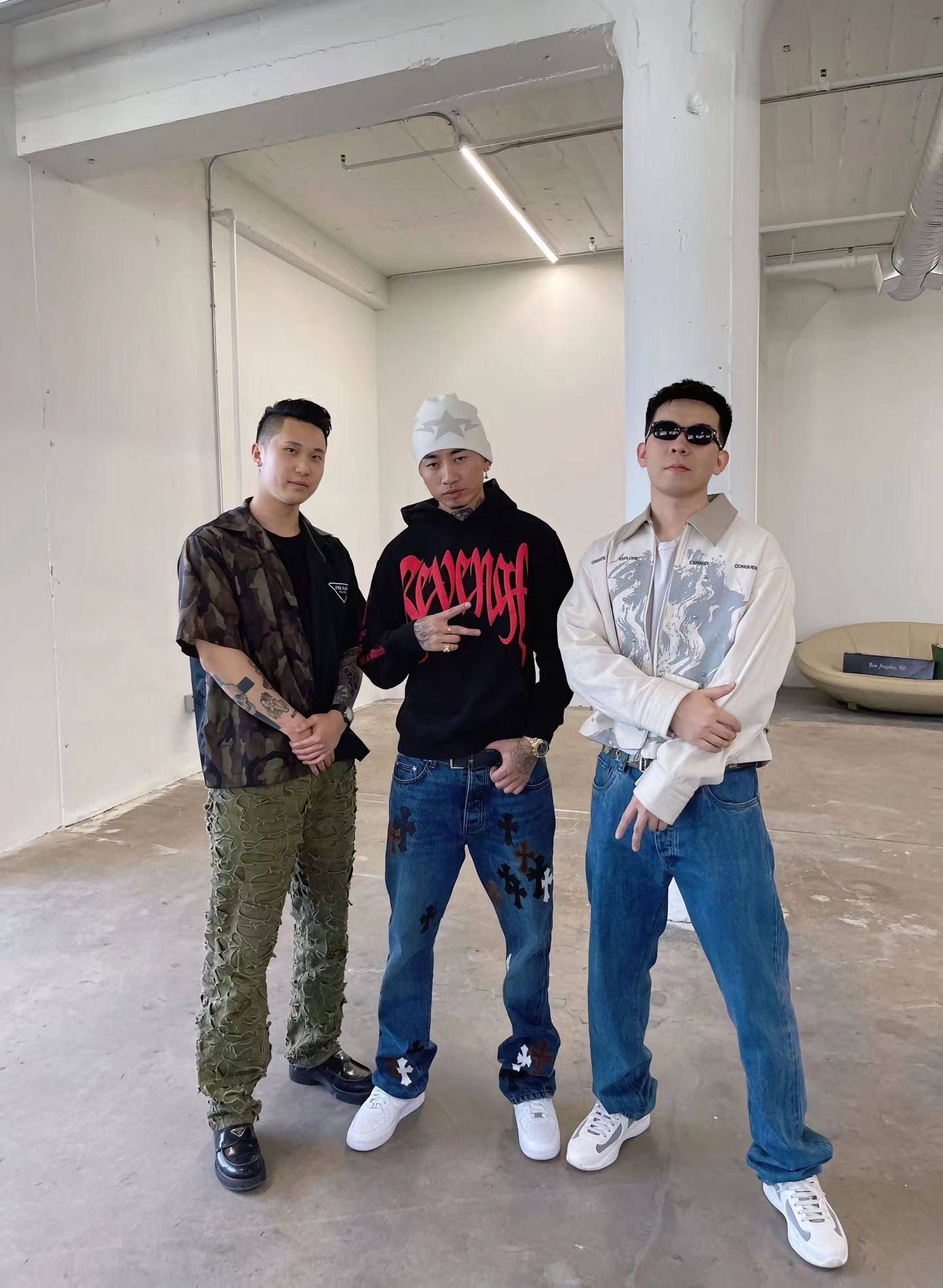 Revenge Kill Hoodie 马思维同款帽衫 经典黑红手印卫衣美式潮