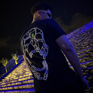 Revenge Green Spider Arch 新款绿蜘蛛发泡印花工艺短袖T恤