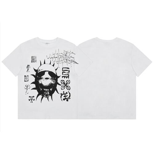 现货Travis Scott Utopia C1Tee 乌托邦专辑限定太阳面具短袖