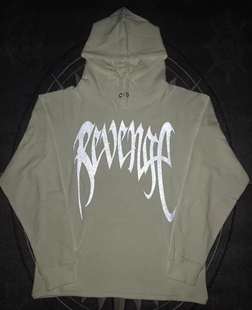 Revenge 3M印花LOGO秋冬连帽卫衣美式宽松毛圈帽衫男女