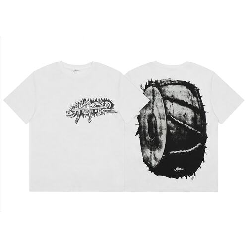 Travis Scott Utopia B4 乌托邦新专辑钢铁轮胎T恤