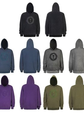 TRAPSTAR美式潮牌秋冬新款洗水复古连帽卫衣青年男女同款长袖卫衣