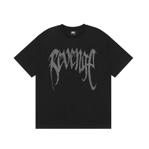 【现货】REVENGE GALLERY白钻LOGO心碎OVERSIZE美潮宽松复古短袖
