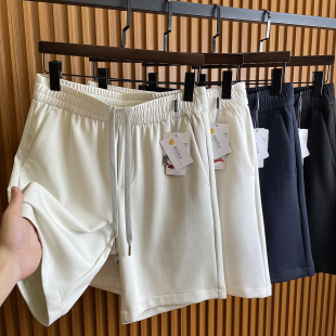 男士 空气层莫代尔棉夏季 柔滑糯 运动休闲五分裤 裸感面膜短裤