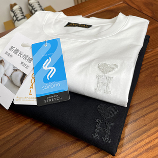 休闲圆领短袖 强烈推荐 T恤 百搭精致刺绣男士 夏季 可搭配同款 短裤