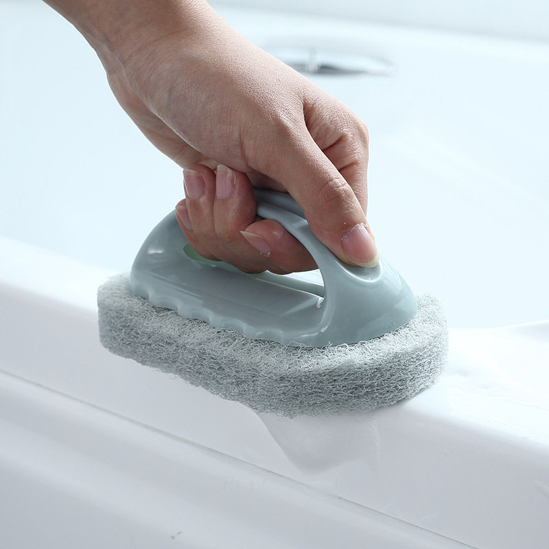 浴缸浴室带手柄刷子厨房去污瓷砖刷洗锅魔术擦魔力海绵擦