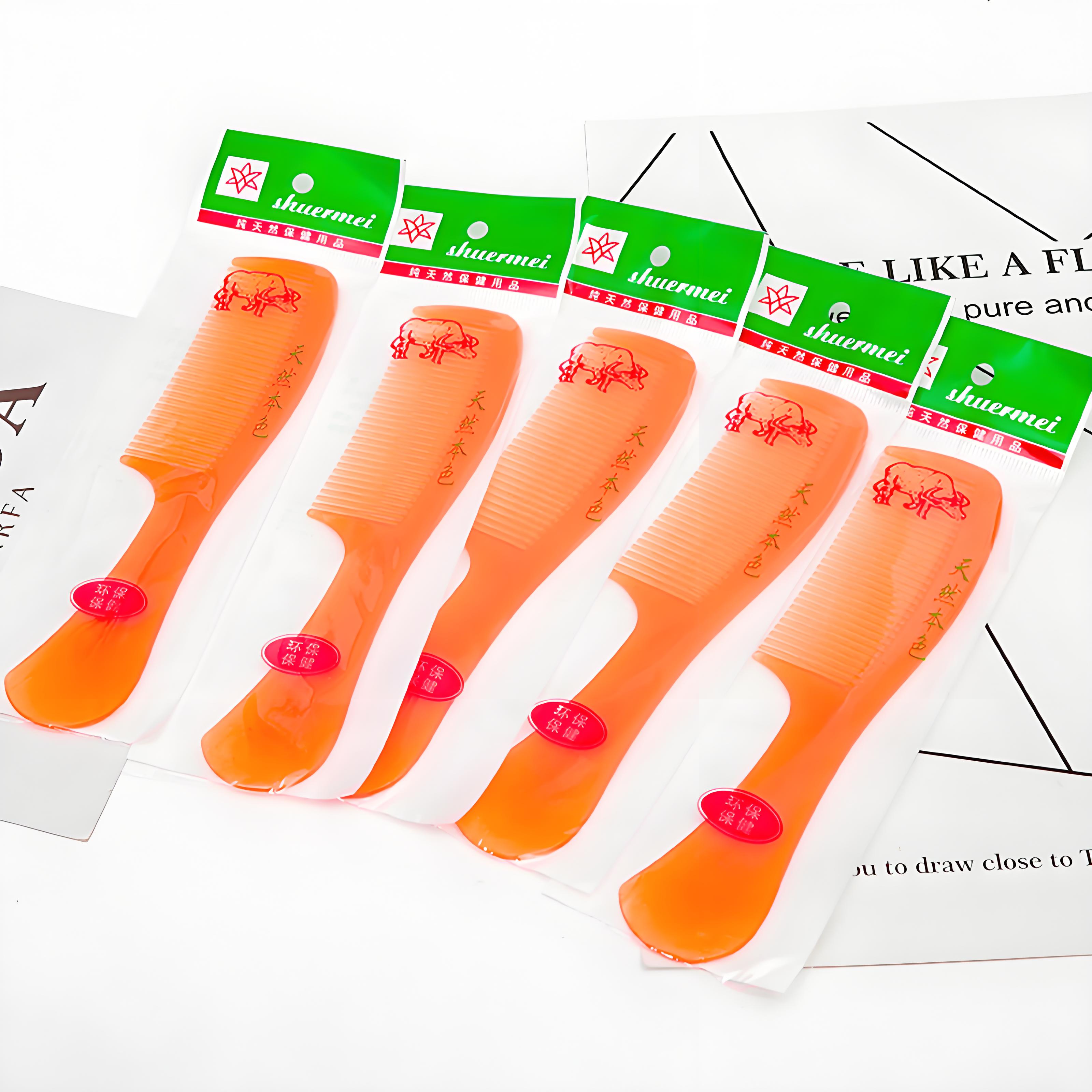 不扯头皮耐顺发梳理家用梳用不易坏牛筋美发梳便携实用扎发造型梳