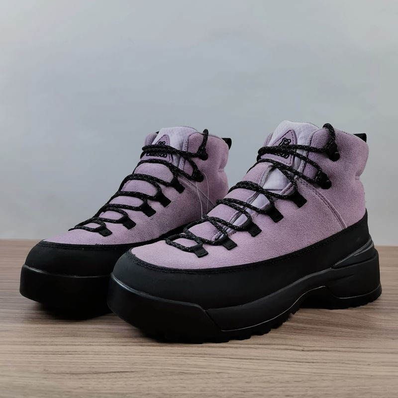 美骆世家冬季加绒加厚徒步登山鞋真皮户外减震防滑耐磨休闲雪地靴