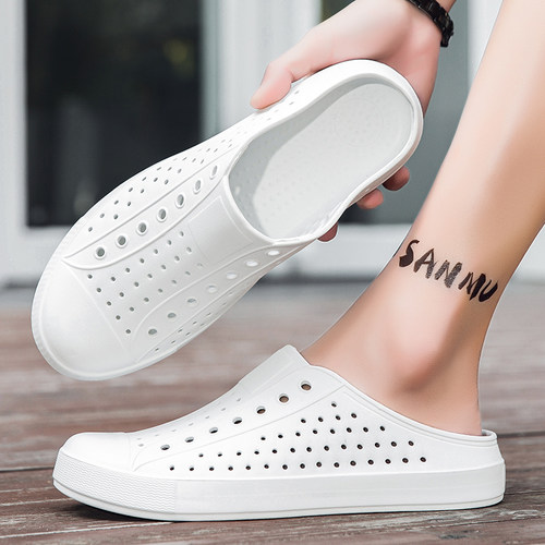洞洞鞋2024新款懒人洞洞拖鞋