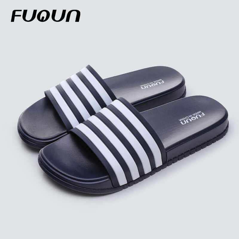 三条杠潮牌拖鞋男外穿夏季防滑防臭室内家居洗澡凉拖鞋男士家用
