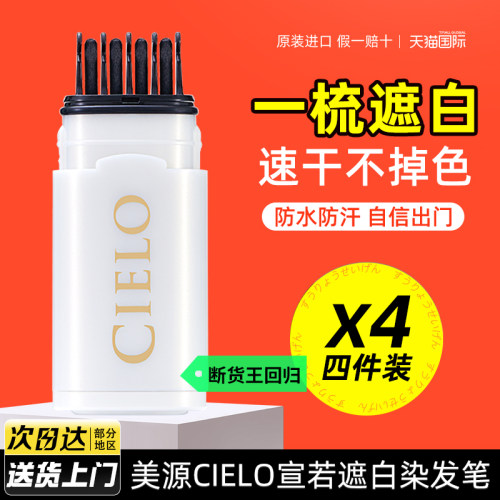 【超值4支】日本美源cielo染发笔