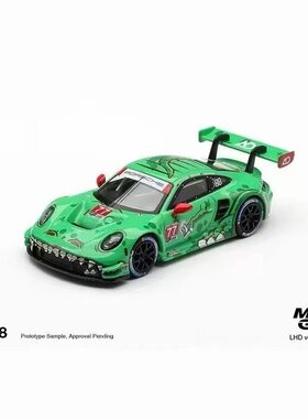 【闪闪预售】minigt 1218 保时捷911gt3绿恐龙