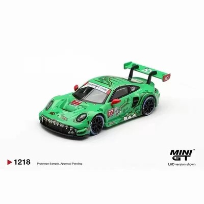 【闪闪预售】minigt 1218 保时捷911gt3绿恐龙