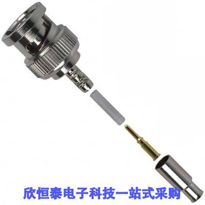 112133连接器 《 CONN BNC PLUG STR 75 OHM CRIMP    》