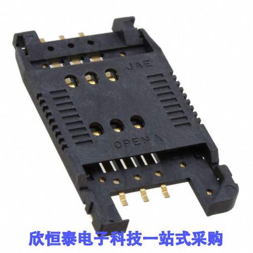 SF7W006S1BE1000连接器 《 CONN SIM CARD HINGED TYPE R/A    》