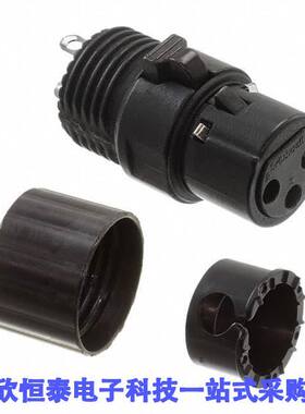 AAA3FBLP连接器 《 CONN PLUG FML XLR 3P SIL SLD CUP    》