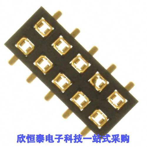 NPPN052GFNS-RC连接器 《 CONN HDR 10POS 0.079 GOLD SMD    》