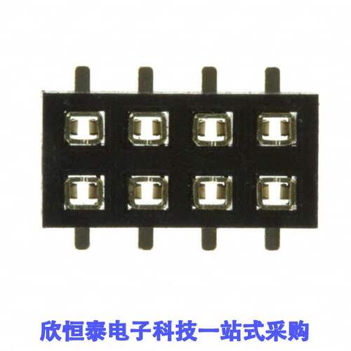 NPPN042GFNS-RC连接器 《 CONN HDR 8POS 0.079 GOLD SMD    》