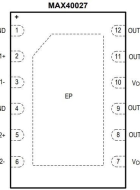 MAX40027ATC/VY+/MAX4002EUA/MAX4002EUA+