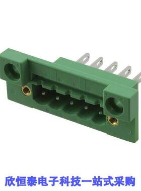 0710206连接器 《 TERM BLK HEADER 5POS GREEN    》