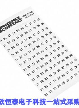 0804293:0021连接器 《 ADHESIVE MARKER CARD 21-30    》