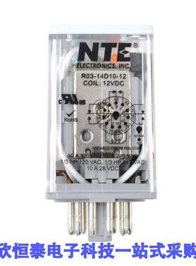 R03-14D10-12继电器 《 RELAY-10AMP-3PDT-12VDC    》