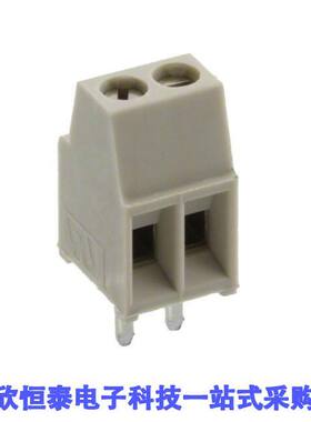 1546215-2连接器 《 TERM BLK 2P SIDE ENT 2.54MM PCB    》