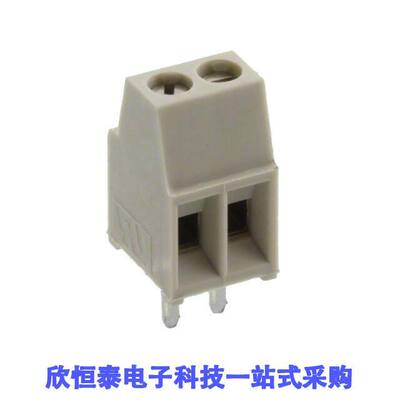 1546215-2连接器 《 TERM BLK 2P SIDE ENT 2.54MM PCB    》