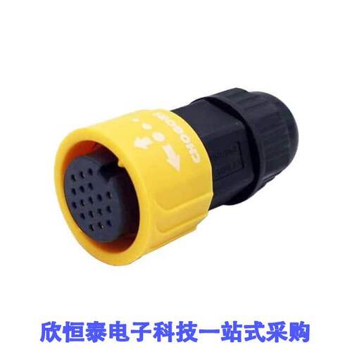 24018231-02连接器 《 LARGE SERIES 18PIN MALE PLUG WIT    》