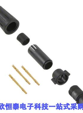 EN2C3F20G3W连接器 《 CONN PLUG FMALE 3POS GOLD    》