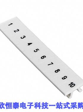 0808765:0001连接器 《 ZA【 STRIP 10-SECTION WHITE    》