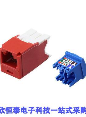 CJK6X88TGRD连接器 《 MINI-COM KEYED MODULE, CAT 6A, U    》