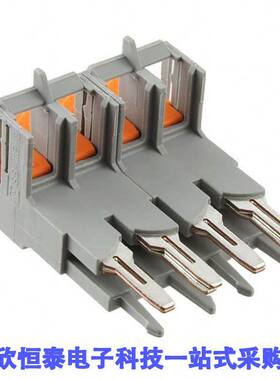 3034484连接器 《 JUMPER TERM BLK 4POS FLAT PIN    》