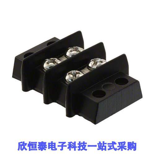 2-141连接器 《 CONN BARRIER STRIP 2CIRC 0.438