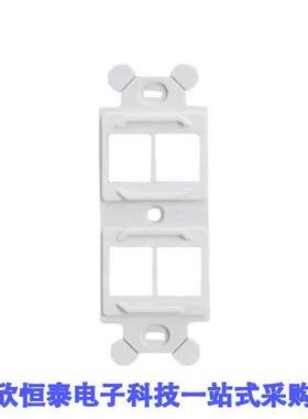 NK4106MFEI连接器 《 MOD FRAME SNGL GANG 4PORT IVORY    》