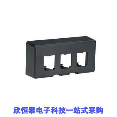 CFFPE3BL连接器 《 FURNITURE FACEPLATE, 3 PORT, KNO    》